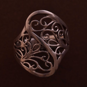 Silver Vintage Ring (949e)