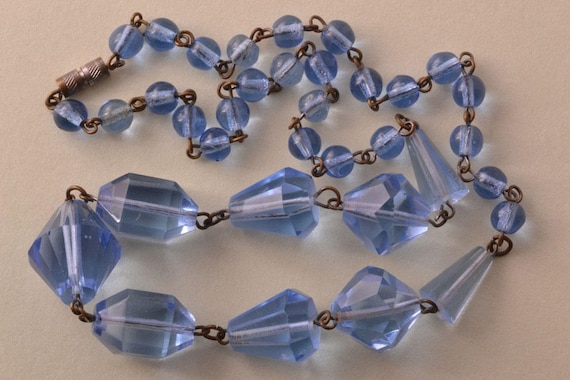 Crystal Art Deco 1930's Necklace (809w)