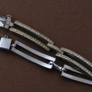 1950&#39;s Bracelet With Channel Set Diamanté (953q70)