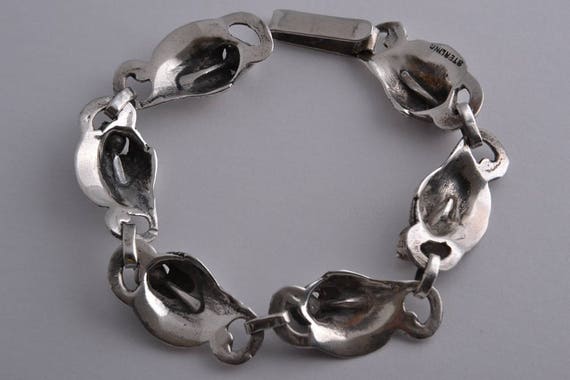 アクセサリー Vintage Mexican Silver 925 Bracelet Silver Retro Mexican Bracelet (917z) - Etsy
