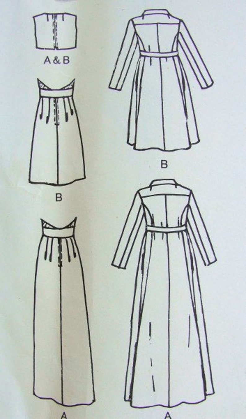60s VOGUE COUTURIER Design 1691 Fabiani Gorgeous Evening Gown Coat Pattern Formal or Cocktail Length Bust 36 Vintage Sewing Pattern