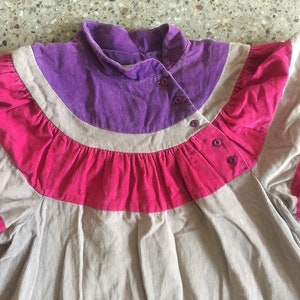 Corduroy dress multicolor