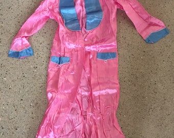 1950s 4 piece Japanese robe and pajama set pink