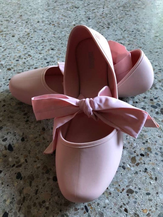 Lima ske salvie Melissa Pink Ballerina Ballet Shoes Ribbon Ties - Etsy Finland