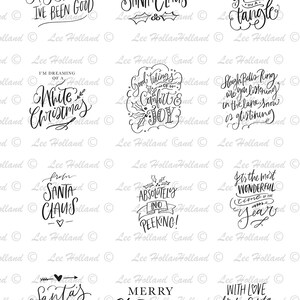 84 JPEG Christmas Sentiments, Digital stamp, Digi, Card making, Stamp, Digital Stamp, Sentiments image 5