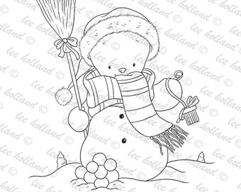 Cute Snowman digi