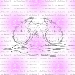 Couple de Noël hérisson, Timbres numériques, Digi, fabrication de cartes, scrapbooking, cahier de coloriage