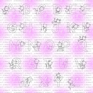 26 Alphabet Dragon Sammlung, Digital Stempel Kartenherstellung, Digi, Stamp