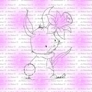 Hase mit Narzisse, Karten basteln, digitaler Stempel, Digi, Basteln, Hase, Hase,