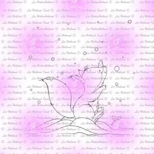 Squirrel in the snow, Digital Stamp, card making, Digi Stamp, Stamp,