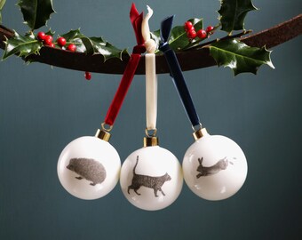 Fine Bone China Bauble