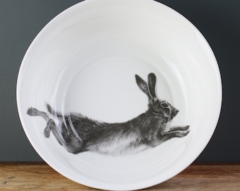 Running Hare Super Large Bowl