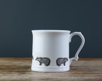 The Badger Fine Bone China Humpen