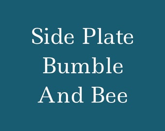 Bumble & Bee Fine Bone China side Plate