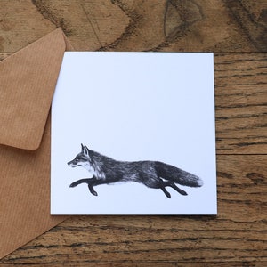 Carte d’art 'The Smart Fox'