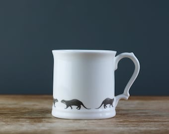 Otter Totter Fine Bone China Tankard