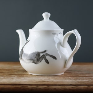 Running Hare Fine Bone China Teapot image 3