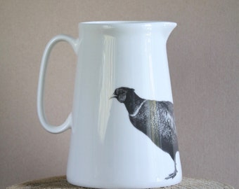 Pleasant Pheasant Fine Bone China 4 Pint Jug