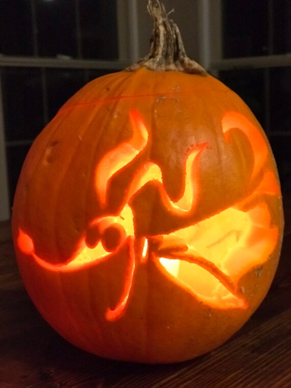 Nightmare Before Christmas Pumpkin Carving Patterns , Printable PDF