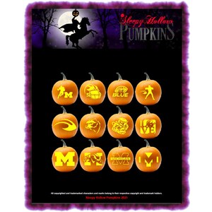 Z O M B I E S Pumpkin Carving Patterns Printable Pdf Etsy Z O M B I E S Pumpkin Carving Patterns Printable Pdf Etsy