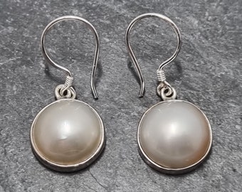 Beautiful earrings with freshwater beads