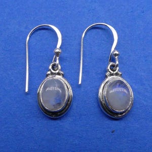 Moonstone 925 silver earrings