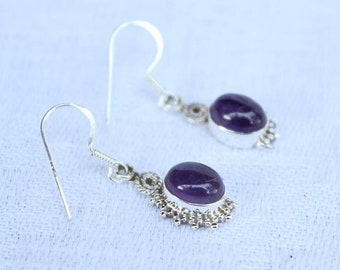 Zarte Ohrhänger mit Amethyst