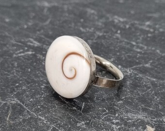 Shiva-Eye- Ring, oval, Gr.verstellbar