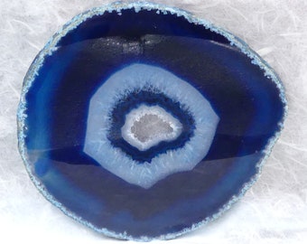 Charming blue agate slice