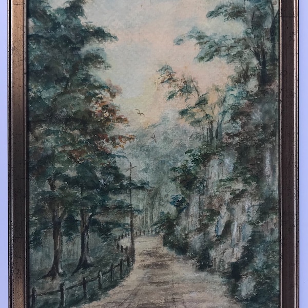 William Craig (1829-1875) NY Watercolor painting