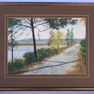 Mike Dantes (Australia 20th Cent.) Original Watercolor