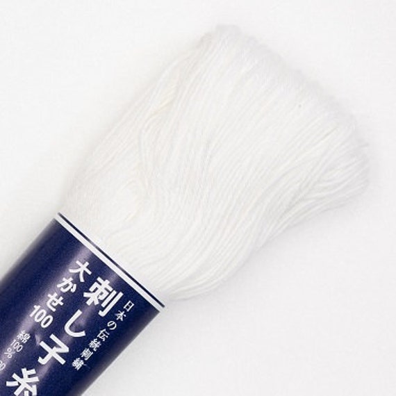 Olympus Sashiko Cotton Thread 101 White 100 metres Olympus Sashiko Cotton Thread 101 White 100 metres