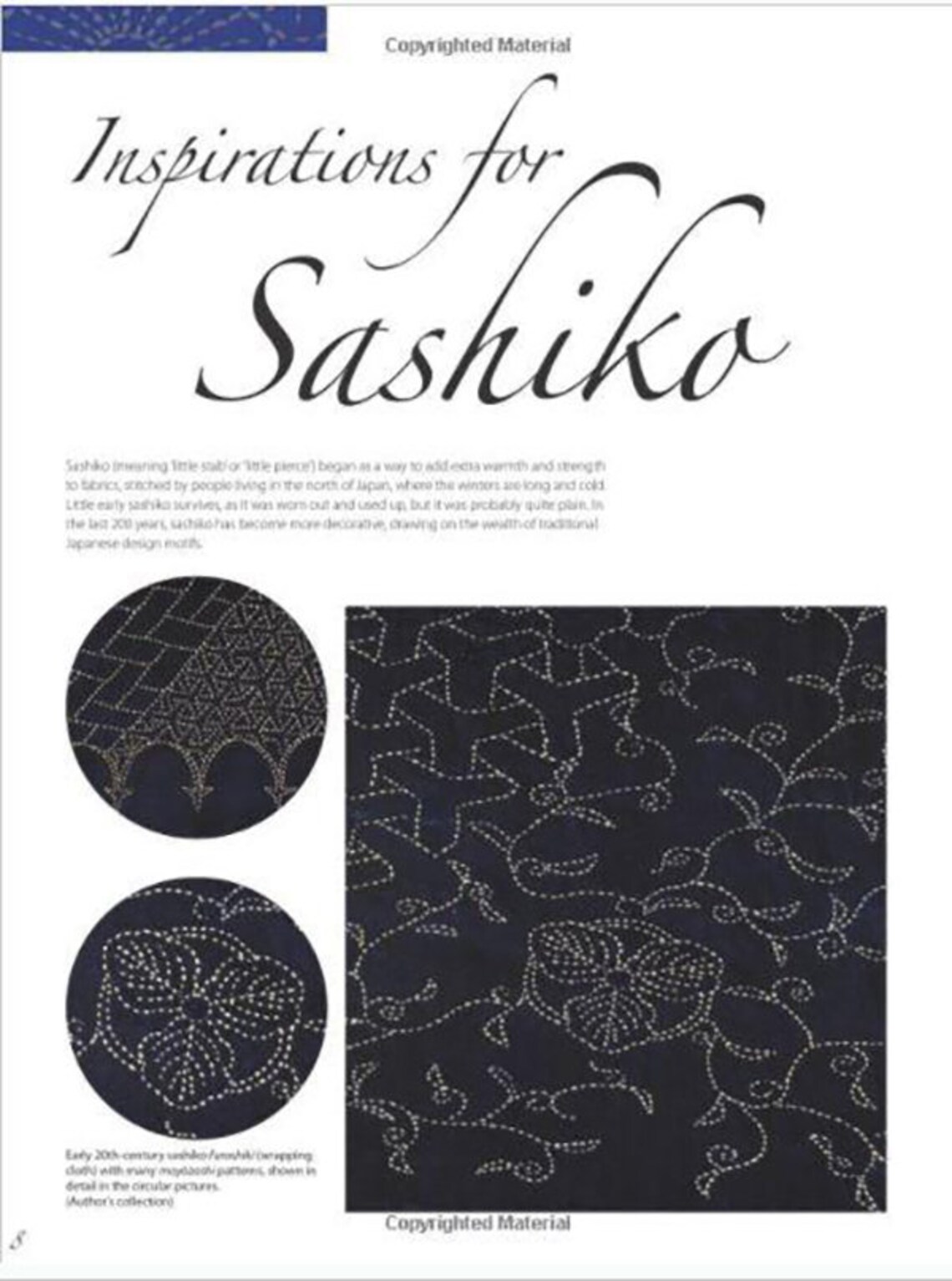 Book Susan Briscoe JAPANESE SASHIKO INSPIRATIONS Etsy