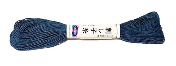 Japanese Sashiko Thread - Cobalt Blue (#10) - Stitched Modern