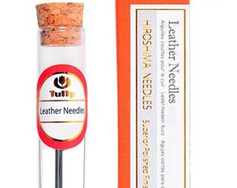 Leather Needles -MIDDLE/  MEDIUM - Tulip Leather Needles - (2 needle pack)