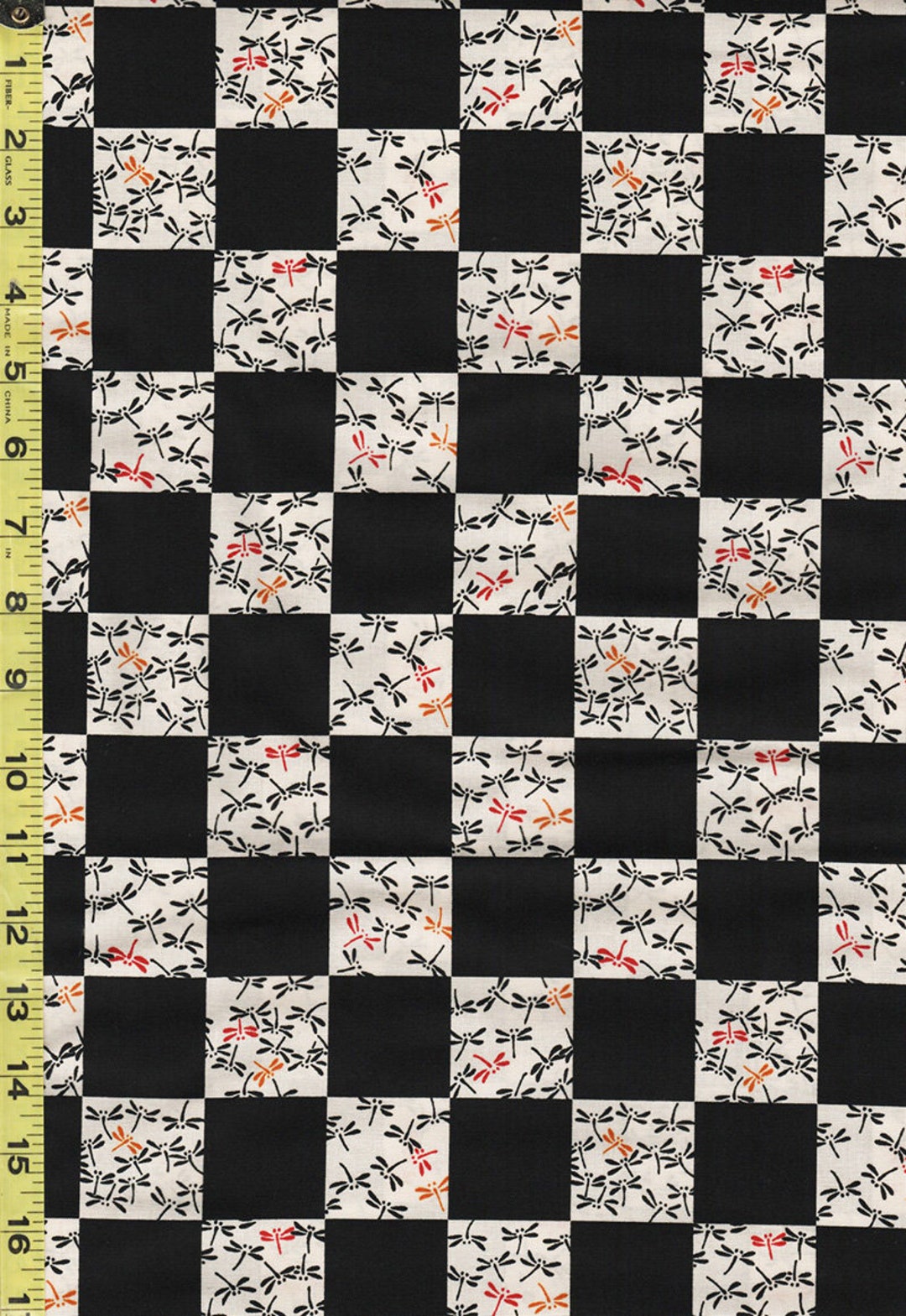 会員様限定 お買い得商品 Japanese - KW-3410-2D - Checkerboard Dragonfly Kurenei 絵画
