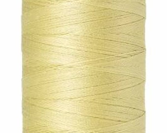 Mettler 50wt - 1412 Lemon Frost - Mettler Sewing Thread - SOLID COLOR - 547 yard spool