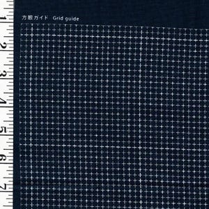 SASHIKO DESIGN GRID - Design your own Sashiko - Pre-printed Sampler - Daruma 1200 - Dark Navy-Indigo