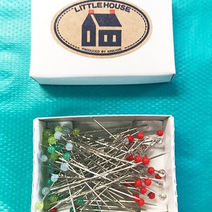 Little House - Japanese Dressmaker&#39;s Pins - Refill (No Tin) - 80 pins