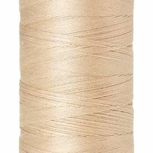 Mettler 50wt - 1000 Eggshell - Mettler Sewing Thread - SOLID COLOR - 547 yard spool