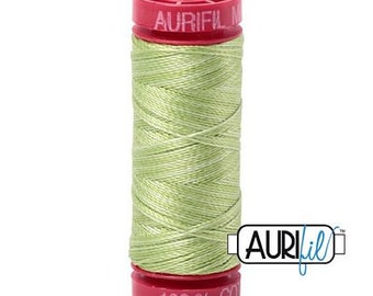 Aurifil 3320 - 12wt Cotton Thread - 54 yards - 3320 Spring Green