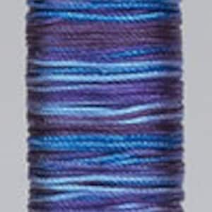 909 - Blue Variegated - Silk Tatting & Embroidery Thread