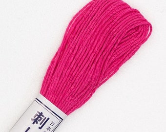 20m - # 21 Hot Pink - Olympus Japanese Cotton Sashiko Thread