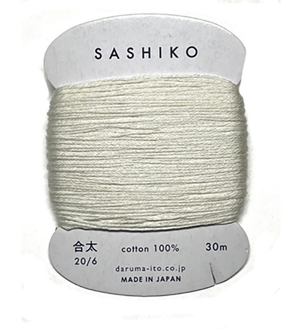 Medium 202 - Daruma Sashiko Thread - Medium/ Regular Weight - 30m