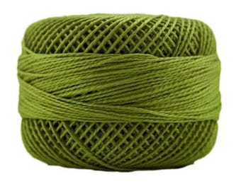 Perle Cotton: 4812 Moss Green Perle Cotton: 4812 Moss Green