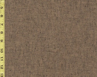 KF-2501 - Khaki - Tsumugi Japanese Cotton Fabric - By the Half Yard