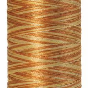 40wt - 9933 AMBER MIX - Mettler Poly Sheen Multi-Colored - Embroidery & Decorative Sewing Thread