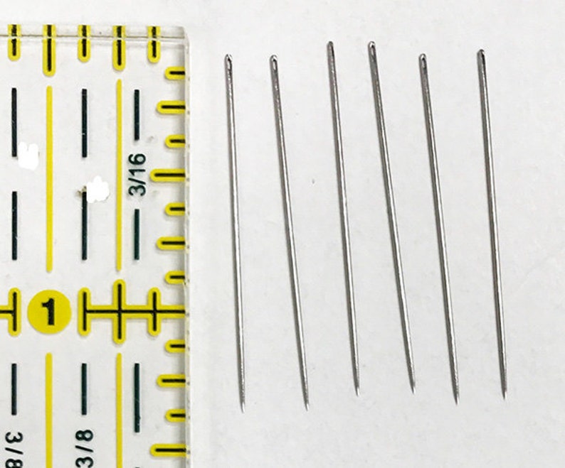 Silk Needles Size 10 Tulip Very Thin Fine Needles Size Etsy