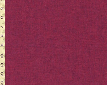 KF-2003 - Magenta - Tsumugi Japanese Cotton Fabric  - By the Half Yard