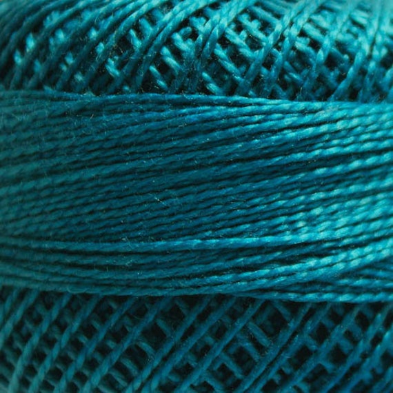 Perle Cotton: 3574 Dark Turquoise Perle Cotton: 3574 Dark Turquoise